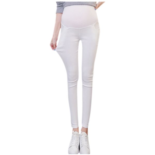 

fashion maternity women's trousers pregnant slim solid ladies pants britches, Blue