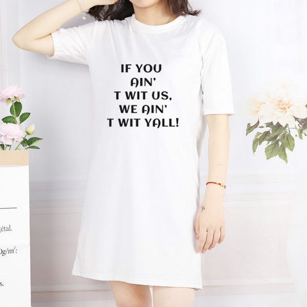 

women resist dress girl affirmative movement dress fashion letter printed clothing womens summer new style streets dresses new, Black;gray