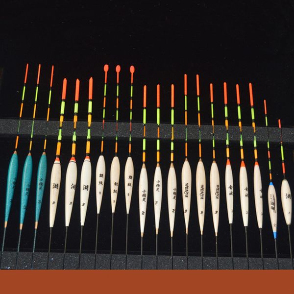 

3pcs/lot shallow water carp fishing floats set buoys balsa material bobber various models flotador pesca fishing tackles tools