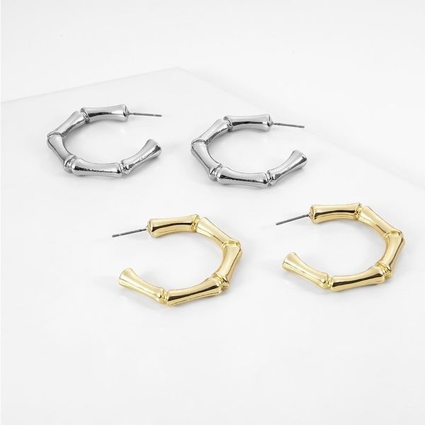 

jouval new creative zine alloy dangle earrings vintage women summer bohemian statement eardrop female party summer jewelry, Silver