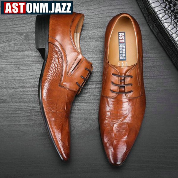 

men leather casual wedding shoe genuine leather shoes men formal brogue shoe black genuine oxford shoes for big size