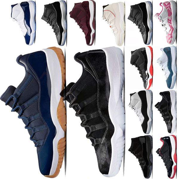 

new 11 men basketball shoes 11s bred concord platinum tint space jam gamma blue designer sneakers xi men women designer shoes