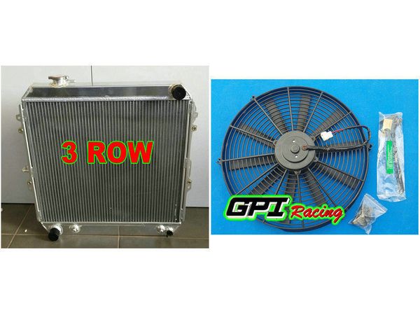 

aluminum radiator & fan for 4 runner hilux vzn130 3.0l 3vz-fe v6 petrol
