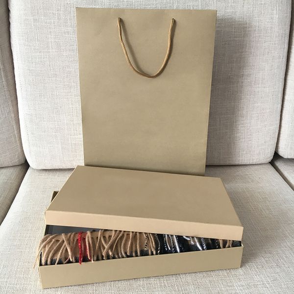 

зима женщина мужчины 100% кашемир шарф классического check платки пашмины шаль шарфы с коробкой и бумажным мешком, Blue;gray