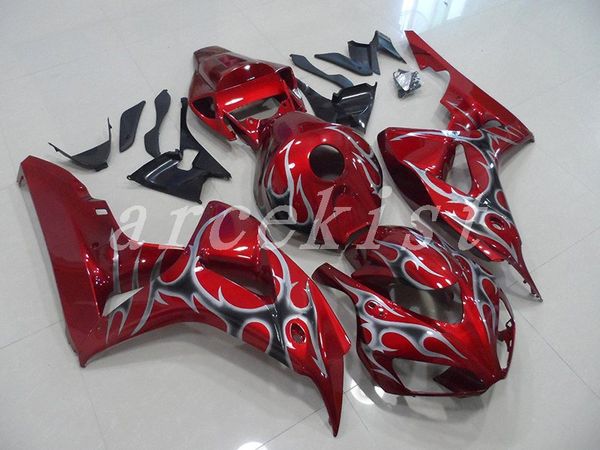 

новый комплект обтекателей abs, пригодный для honda cbr 1000rr cbr1000 rr 06 07 cbr1000rr 2006 2007 прохладный красный темный