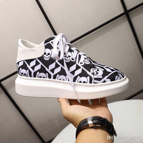 

print color popular comfortable leather fashion women's ladies wild single shoes trend comfortable fashion casual wild tide shoes