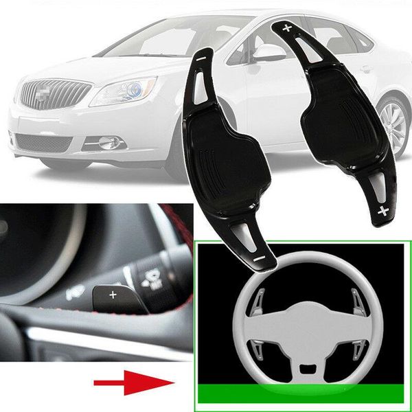 

для buick verano 15-17 рулевого колеса смена paddle shifter лезвию black extension