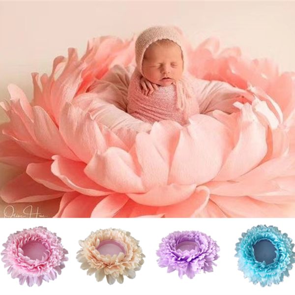 

dvotinst newborn pgraphy props baby handmade paper floral flower posing bucket basket accessories studio shoots p props, Yellow
