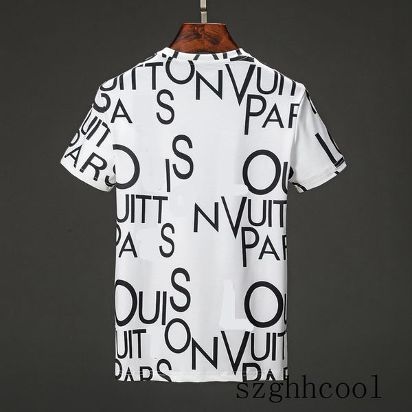 

new mens summer tees plus size short sleeve t shirt letter printed cotton t-shirt 3d designer clothing m-xxl golf tshirt, White;black