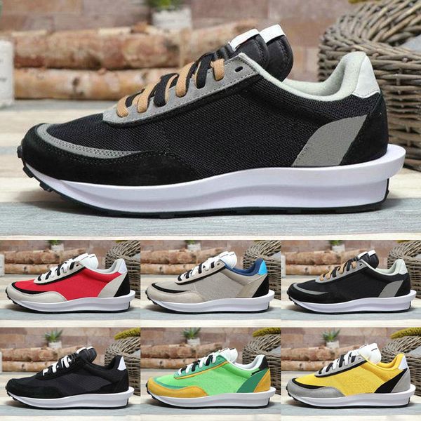 

wholesale new undercaver x sacai ldv waffle blue green athletic shoes for men women fashion sneaker black white camping hiking outdoor shoes