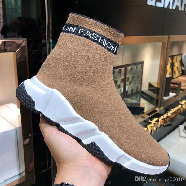 

2019 sneakers sock speed trainer boost shoes speed trainer socks race runners black shoes men and women casual shoes fz18072602
