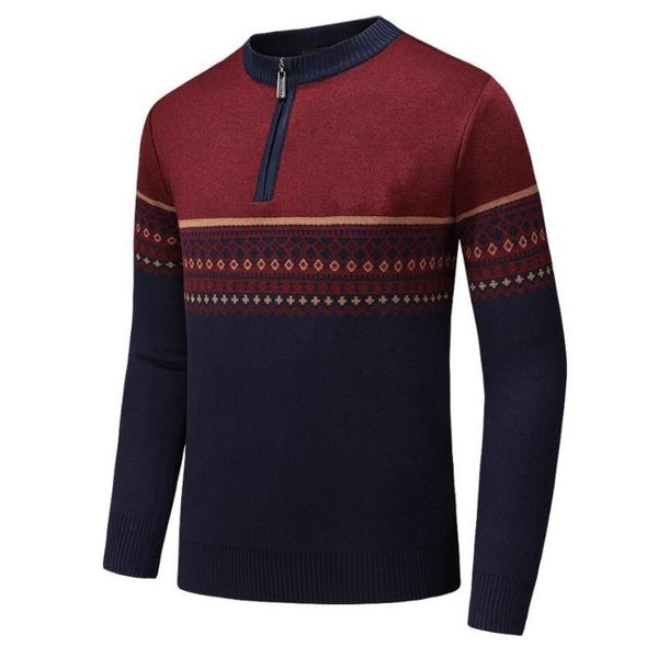 

2020 роскошные шерстяные мужские свитера дизайнерский свитер мужчины o-образным вырезом повседневная вязание джемперы свитера мужские длинны, White;black