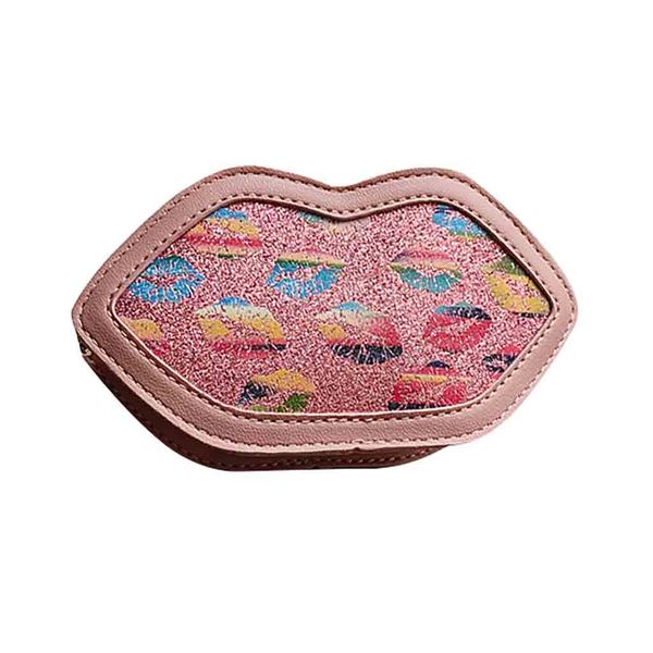 

sleeper #401 2019 new fashion girl children cute lips leather crossbody bag shoulder bags purse messenger bag ing
