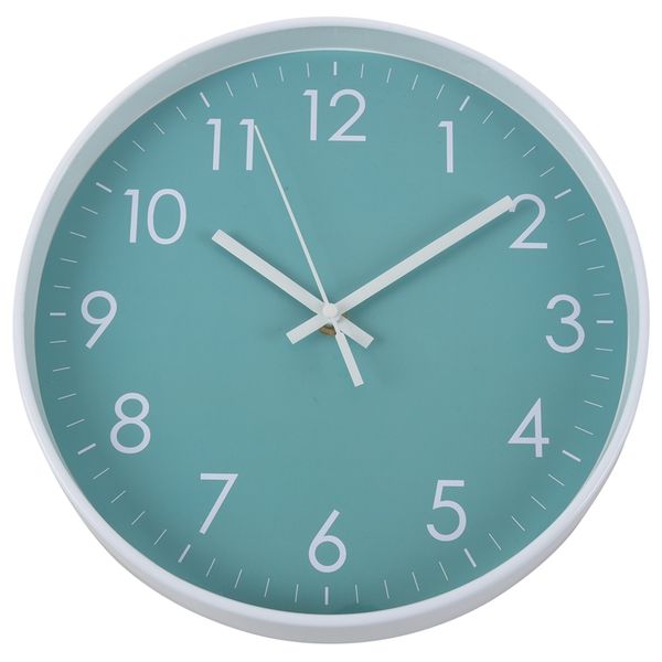 

modern simple wall clock indoor non-ticking silent movement wall clock for office,bathroom,livingroom decorative 10 inch t