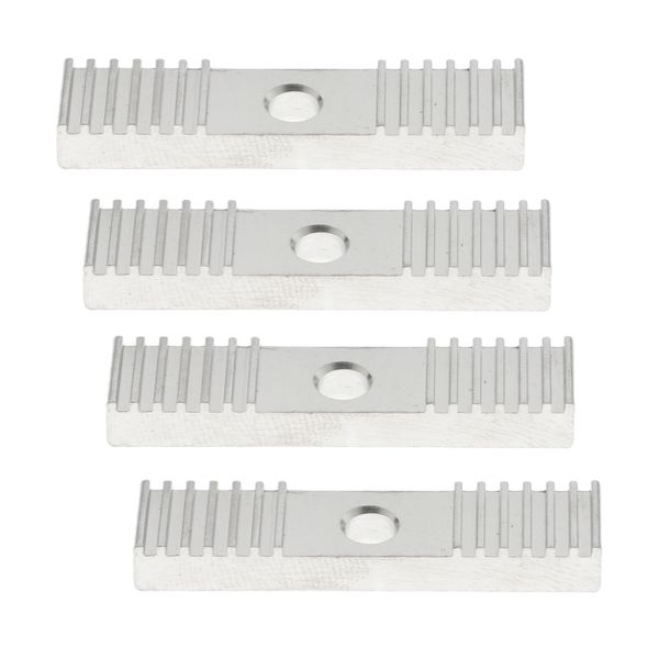 

4pcs gt2 timing belt fixing tooth piece pitch 2mm clamp 9 * 40mm for 3d printer