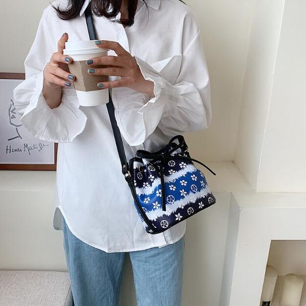 

ins радуга bucket bag женские сумки на ремне новая мода многоцветный сумки сумки высокого качества