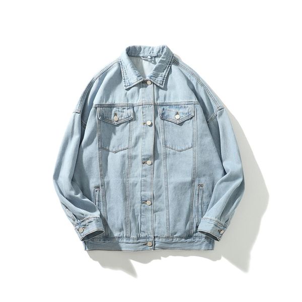 

2019 new arrival harajuku jacket hip hop autumn winter jacket men coat fashion cool outerwear jeans denim jackets, Black;brown