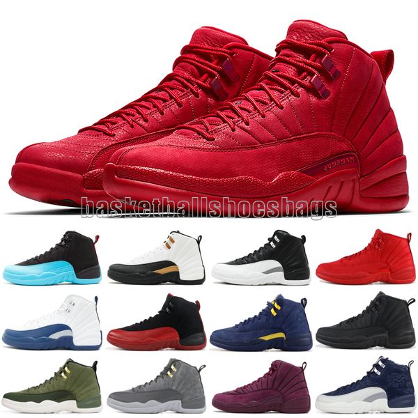 

gym red basketball shoes 12 ovo white wings the master 12s cny taxi mens trainer sports shoes