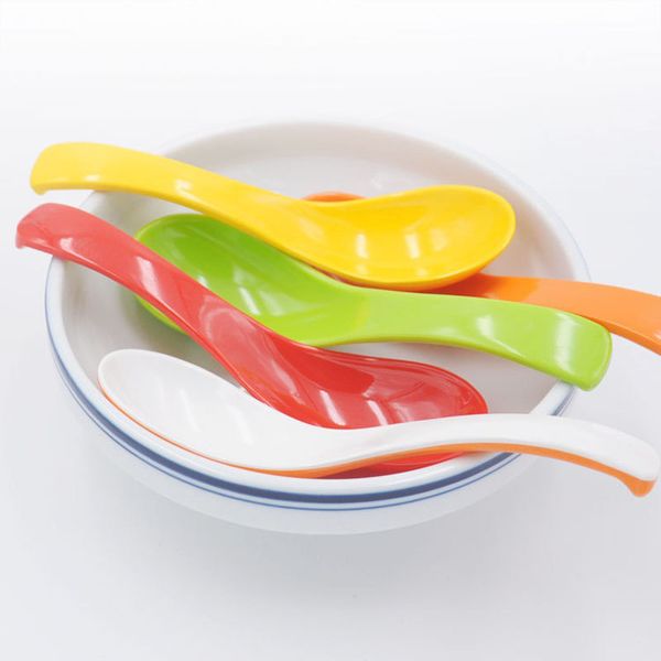 

melamine spoon imitation porcelain tableware soup honey rice spoons