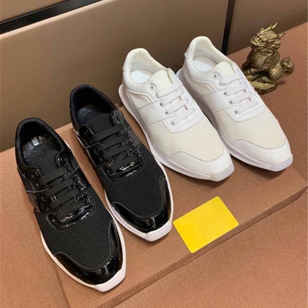 

chueyz fashion black and white shoes for men breathable air mesh men's shoes spring new casual comfortable for men