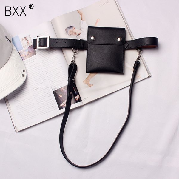 

bxx] 2019 autumn fashion belt narrow adjustable shoulder straps rectangle rivet mini-bag pu belt c08101