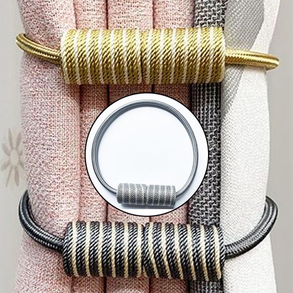 

fashion curtain magnetic tieback buckle holder clip window strap home decor gold silver black other home decor