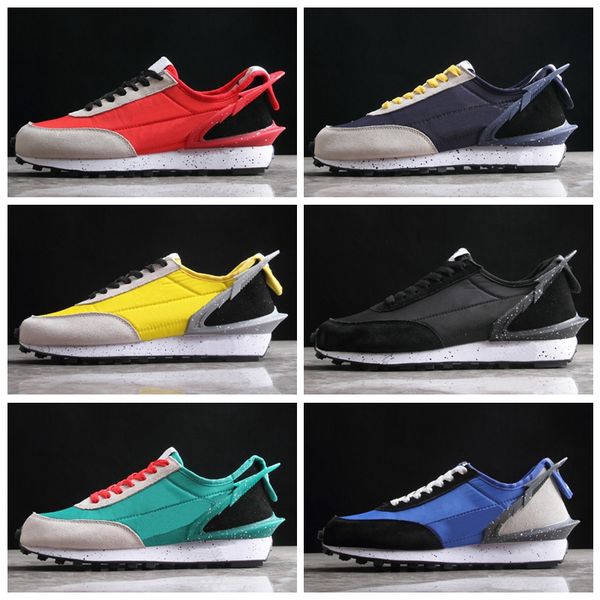 

2019 new undercover x waffle racer daybreak obsidian university red yellow sports running shoes sacai classic trainers men designer sneakers