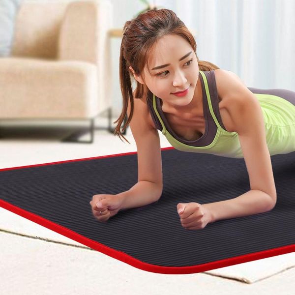 

183*63*1cm thickened edged yoga mat sports non-slip yoga blanket pilates gym sport workout colchonete for beginners