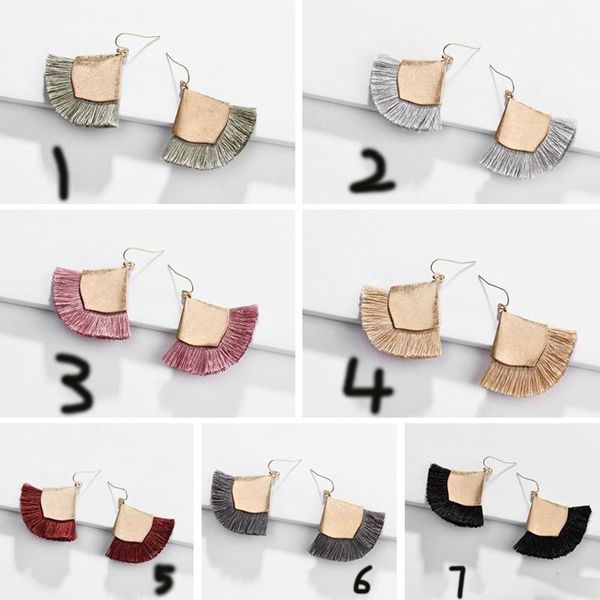 

Серьги с металлическим каркасом с веером Кисточки Kendra Style Scott Dangle Серьги для женщи