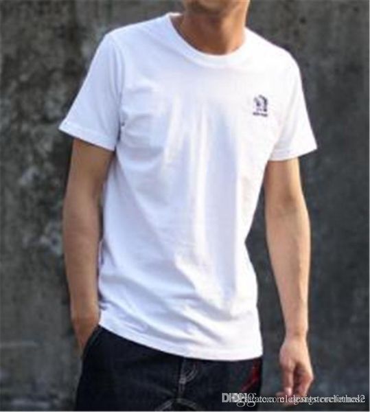 

indian print mens designer solid color breathable tshirt slim crew neck casual luxury mens tees, White;black