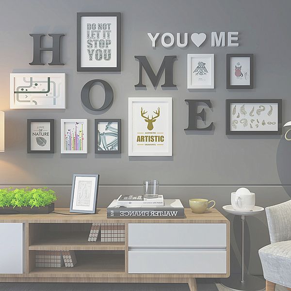 

black & white p frames for home decor 9pcs modern p frame set with letters diy wall hanging picture frames porta retrato