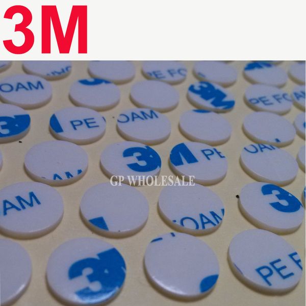

spot stock 3m 1600t waterproof car double-sided self adhesive pe foam tape 20mm circle thin 1.1mm thickness round 2cm 2016