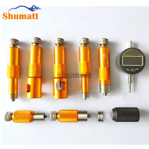 

common rail injector solenoid valve gap adjustment washer shims armature lift measuring repair tool kits crt220