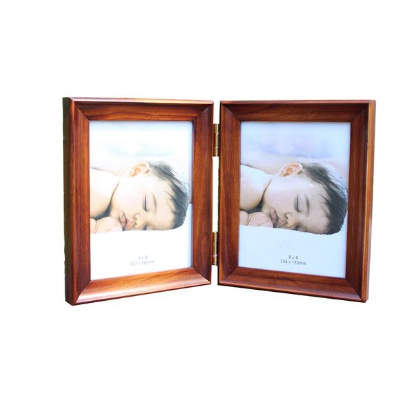 

newly standing double solid wood wooden p frame with double frames wp030