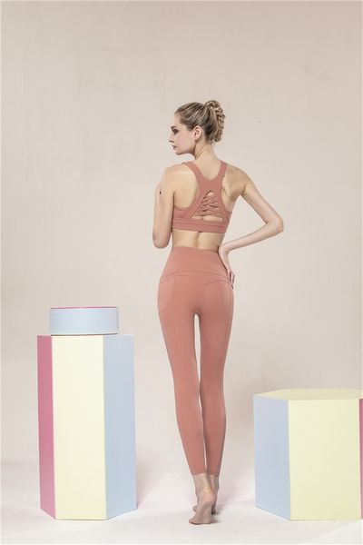 

women pants seamless-leggings exercise tights yoga pant with pocket fitness girl sport running high-waisted, White;red