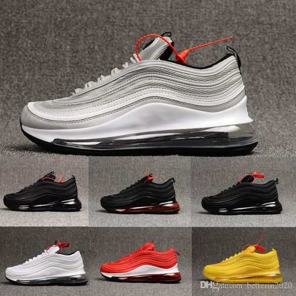 

2019 arrival new cushion 720s og yellow black red white grey men women outdoor sports shoes designer good quality mens running sneaker 36-45