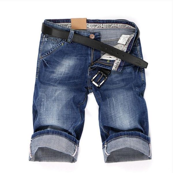 

male summer bermuda straight jean 32 33 34 36 38 40 summer new denim shorts men's jeans short men cotton shorts, White;black