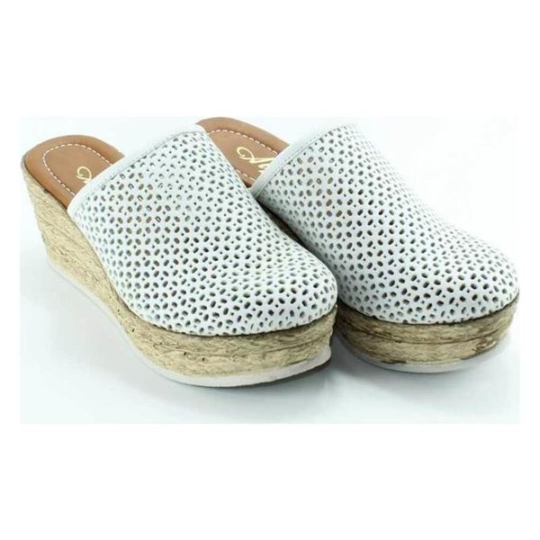 

modabuymus white hole wedges genuine leather women slippers-alpder modabuymus, Black