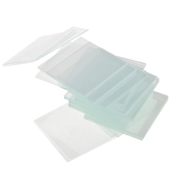 

100pieces крышка стекла микроскопа обложка slips 24мм x 24мм микроскоп авто охватывает очистить