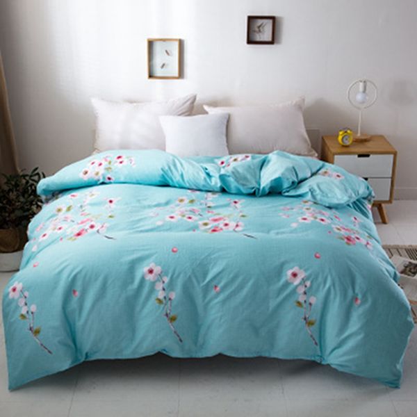 

high density polyester/cotton duvet cover simple multicolor flower bedding double single duvet quilts comforter case twin full queen