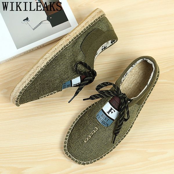 

breathable shoes espadrilles men loafers canvas shoes men summer slip on 2019 zapatos hombre casual tenis masculino, Black