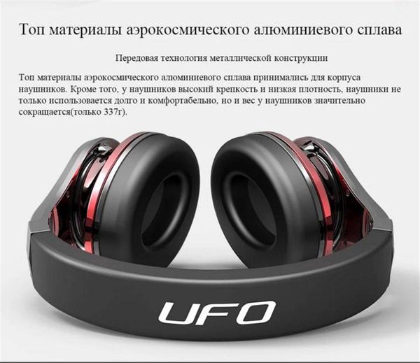 

2019 new style ufo bluetooth wireless headset phones and computers headphones send friend earphones with mic nice headset