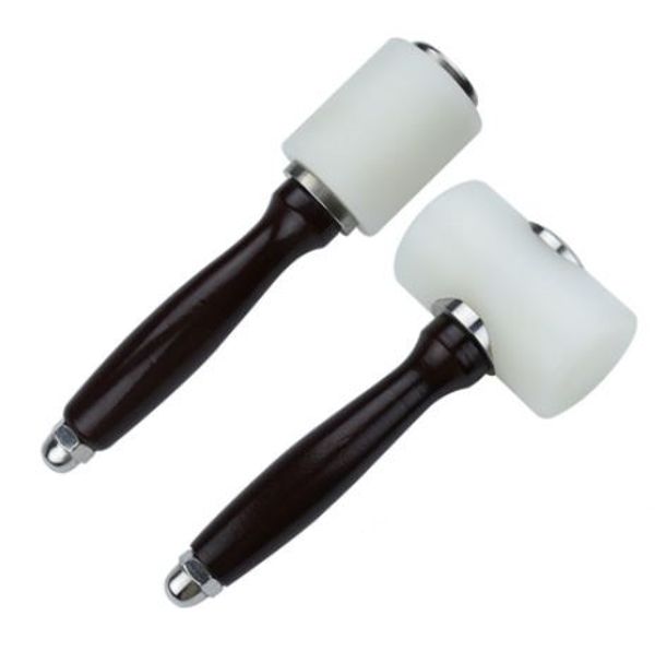 

wood handle leathercraft hammer handmade carving cutting stamping printing nylon hammer diy leather craft tools