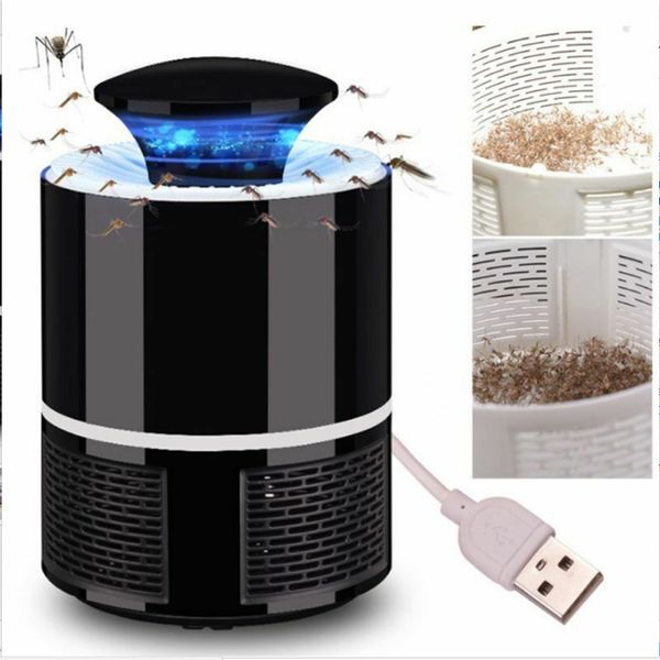 

2020 usb pcatalyst mosquito killer lamp silent mosquito inhalant light trap uv light killing catcher led zapper light for home