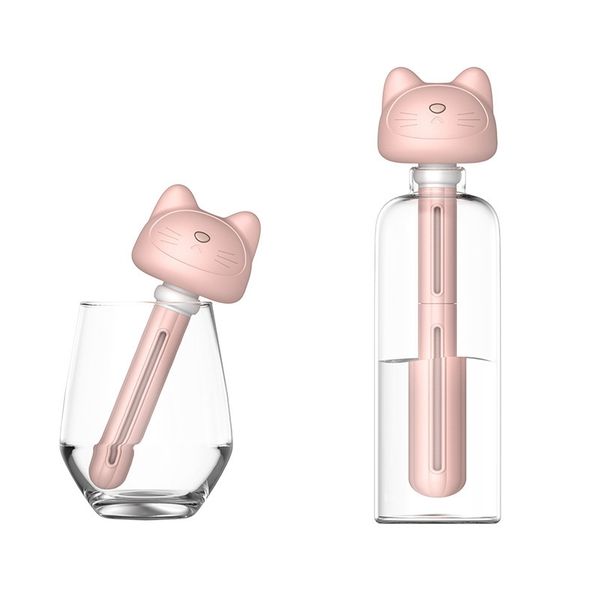 

portable mini cat humidifier detachable adorable pet usb aroma diffuser for home car office l travel humidificador fogger