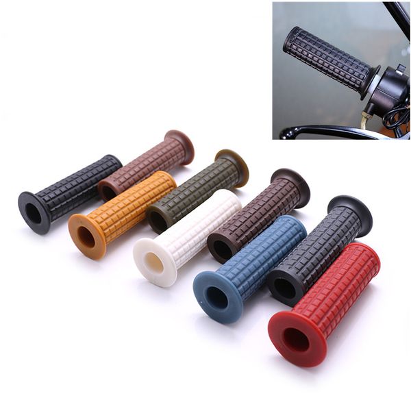 

22mm 7/8" handle bar hand grips for pit dirt bike motorcycle black/red/white/grey handle bar hand grips handlebar