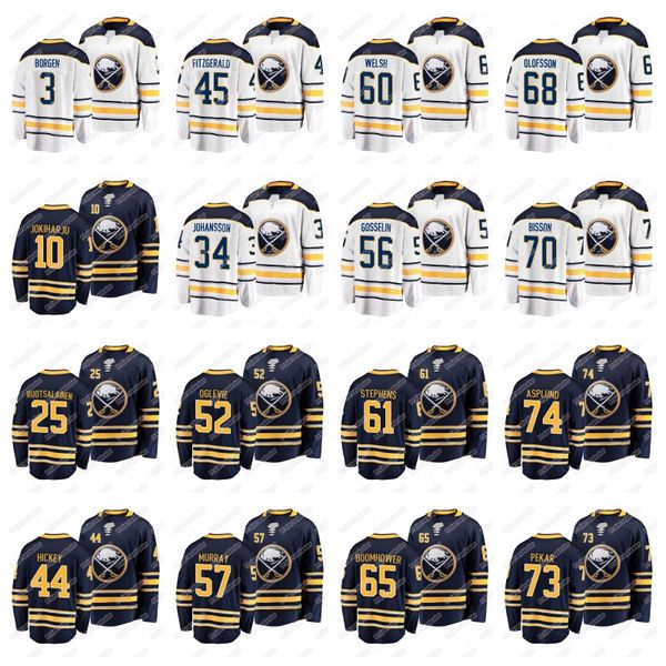 

баффало 2019 перспективы вызова джерси 57 brett murray 75 бобби макинтайр 34 jonas johansson 52 эндрю oglevie хоккей джерси, Black;red