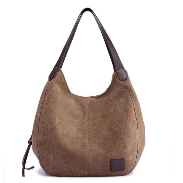 

new women bag lovely casual canvas handbags for lady fashion wild art simple handbag multi-layer bag large