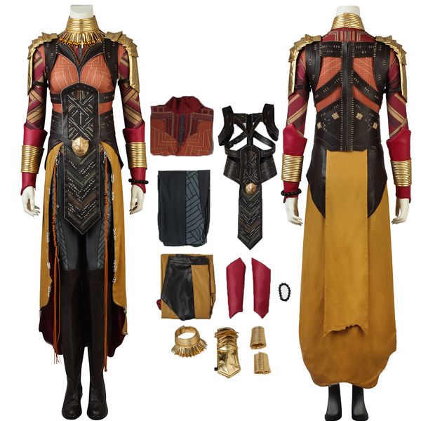 

okoye costume black panther cosplay full set, Black;red