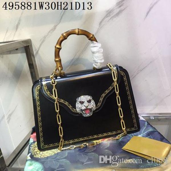 

женщины средней кожи тотализаторов топ натуральной кожа оригинального оборудование gold leopard голова золотых края женщины бутики цена сумк